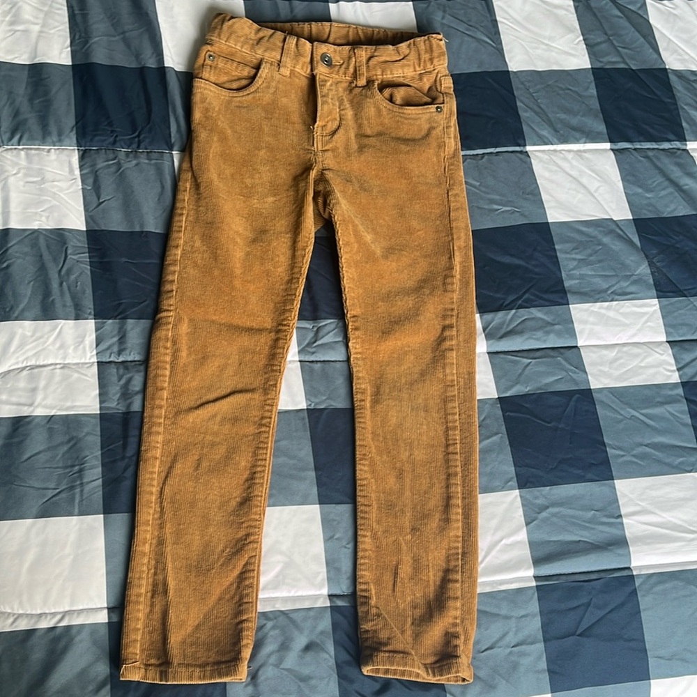Children’s Place size 7 brown corduroy pants EUC